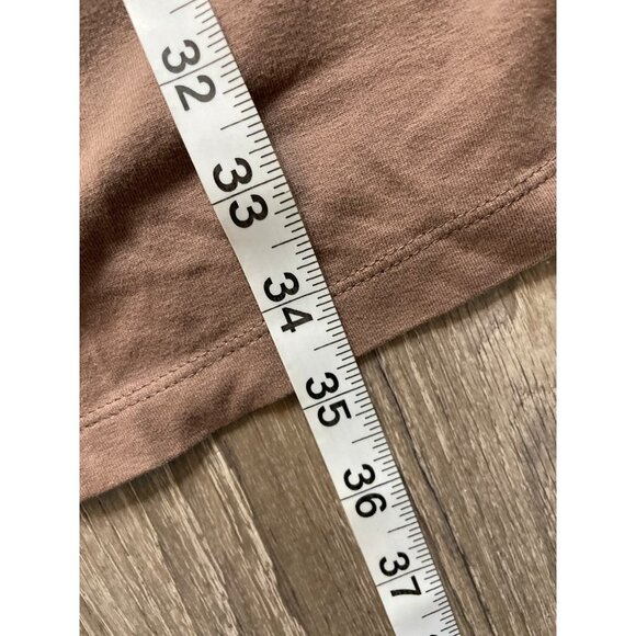 Athleta Brown Sleeveless Scoopneck Knee Length Swing Dress Sz M - Picture 9 of 9